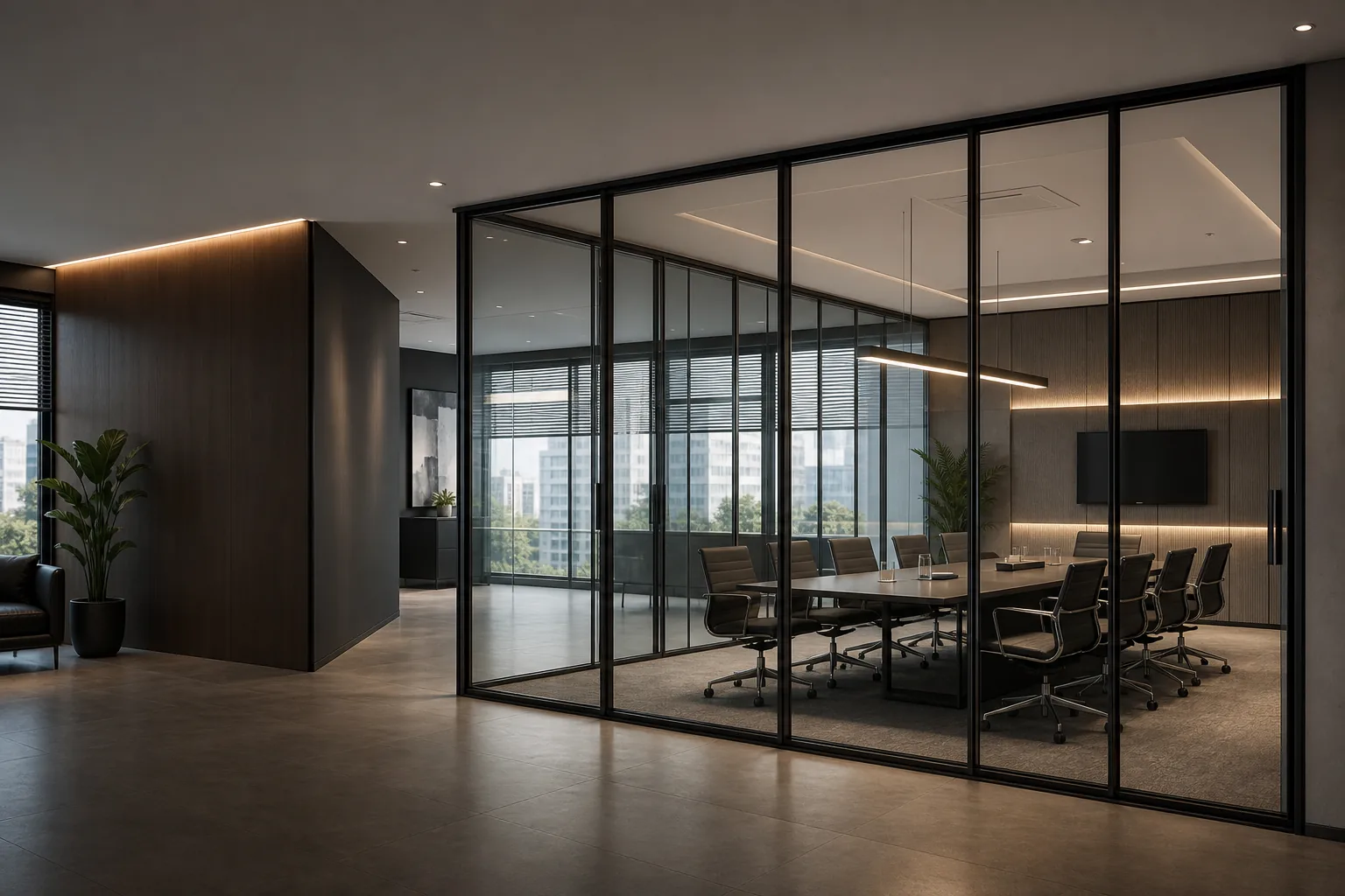 Office partition project
