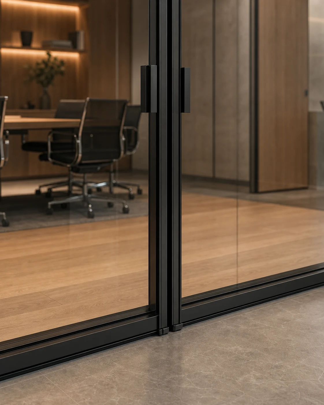 STRONG, 120 kg per frame, in 8 and 10 mm safety glass.